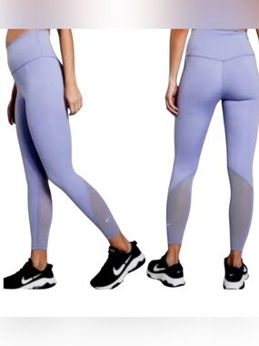 Nike One Dri-Pit Training
Leggings with Mesh Hi Rise 7/8
Length Purple XL NWT